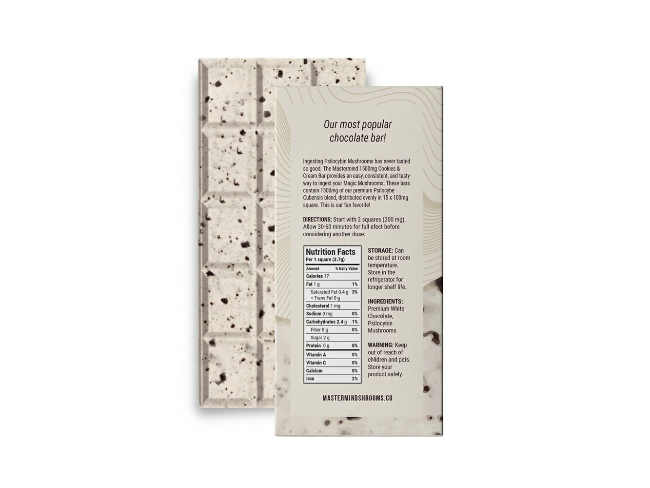 Mastermind – Cookies & Cream Bar – 3000 mg - Image 2