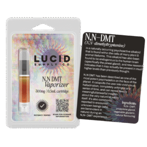 Lucid Supply Co. – N, N- DMT Vaporizer – 300mg/0.5mL Cartridge