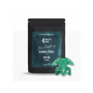 Mastermind – Blue Raspberry Gummy Frogs – 1000mg