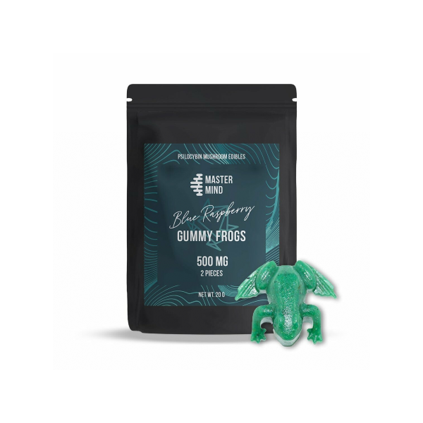 Mastermind – Blue Raspberry Gummy Frogs – 1000mg